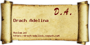 Drach Adelina névjegykártya